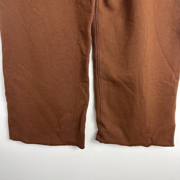New Frank & Eileen Triple Fleece‎ Brown Catherine Pant Size Large Drawstring - Picture 6 of 11